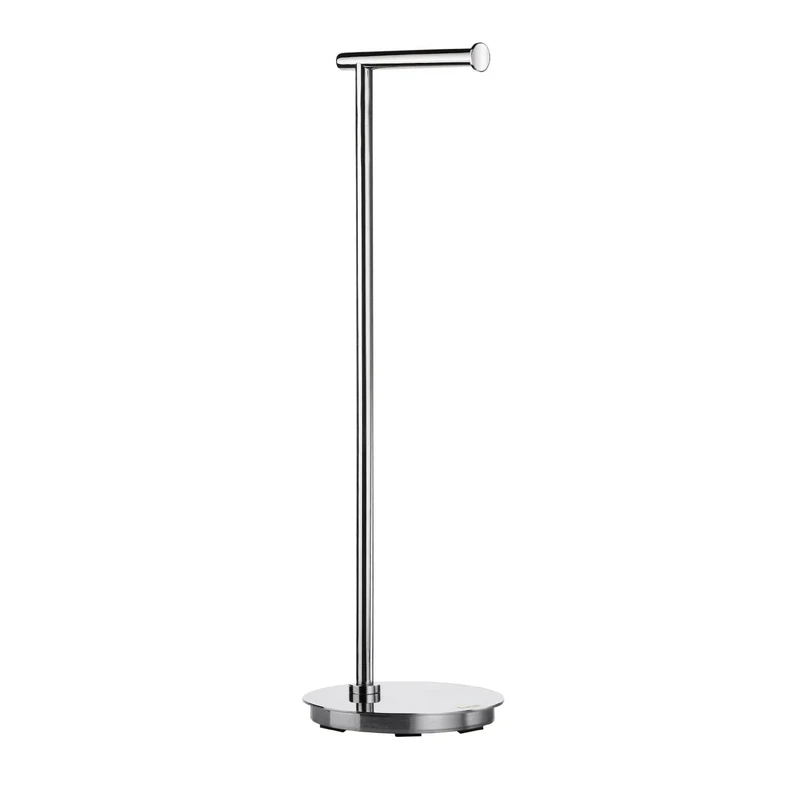 Smedbo "Outline Lite" Toilet Roll Holder Round, Polished Stainless Steel, 60 cm, Silver