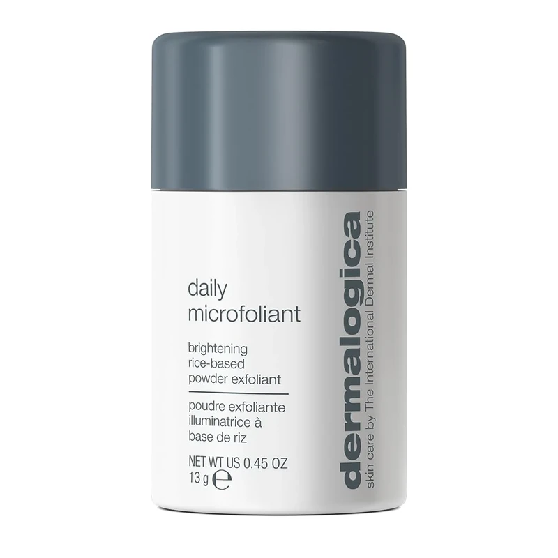 Dermalogica Daily Microfoliant - Gentle Face Exfoliator Scrub Powder with Salicylic Acid, Rice Enzymes and Papain - Achieve Brighter, Smoother Skin Every Day, 13g Travel Size