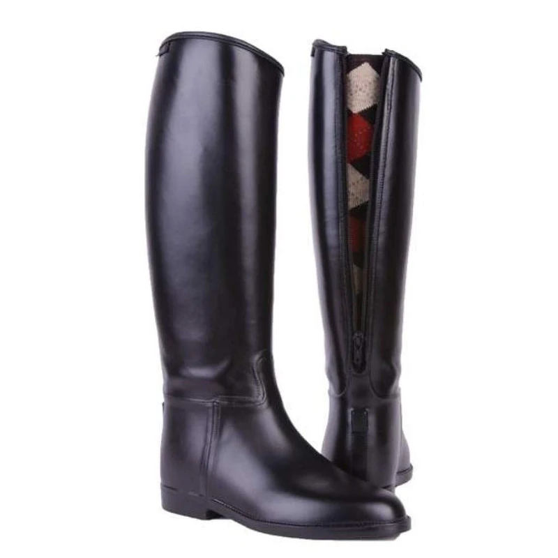HKM SPORTS EQUIPMENT Reitstiefel -Kinder- mit Reißverschluß9100, Children's 9100 Riding Boots with Zip Trouser, Black, 4 UK (37 EU)