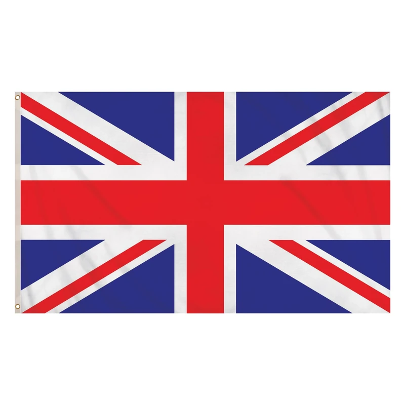 Henbrandt 1x Union Jack Flag - Large 5ft x 3ft Premium Polyester British National Flag with Metal Eyelets, Perfect for Outdoor Events, Celebrations & Patriotic Displays