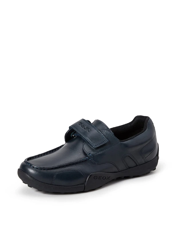 Geox Boys J W.snake B Moccasins, Navy, 10 UK