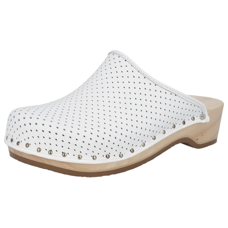 Berkemann Standard-Toeffler, Unisex - Adults Clogs & Mules Clogs, White (Weiß), 2 1/2 UK (34.6666666666667 EU)