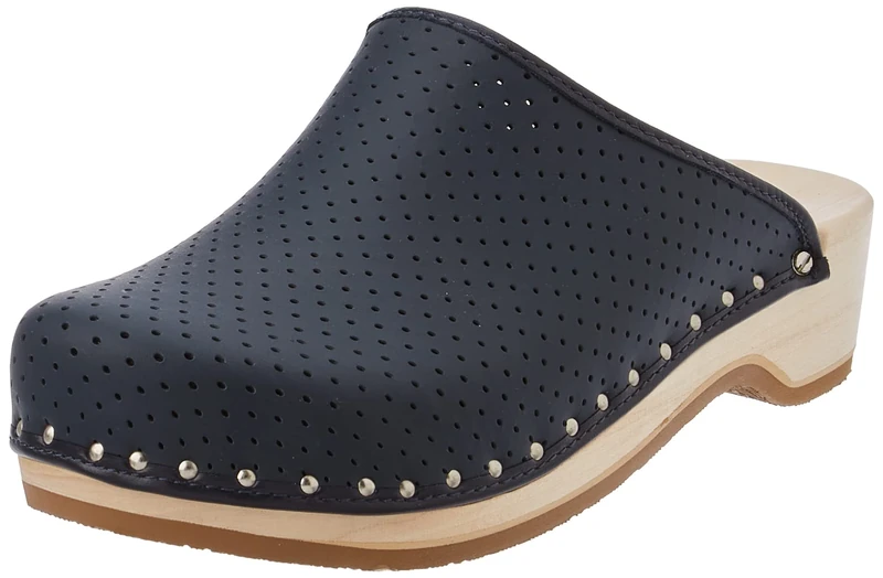 Berkemann Standard-Toeffler, Unisex - Adults Clogs & Mules Clogs, Blue (Blau), 4.5 UK (37.5 EU)