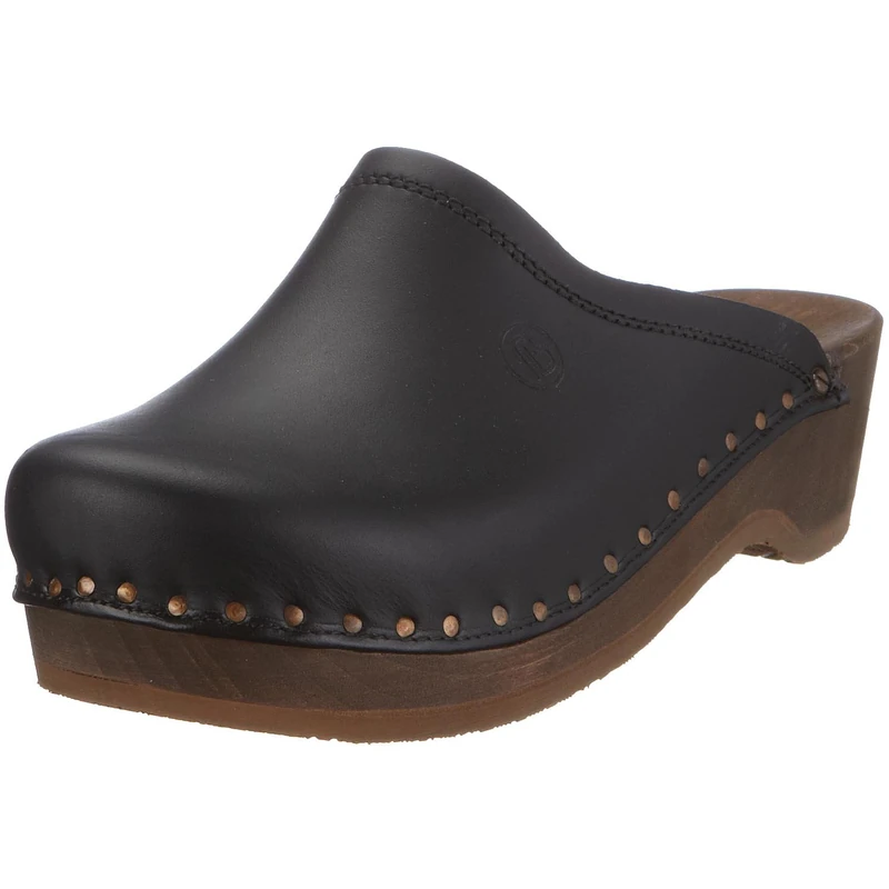 Berkemann Unisex - Adults Natur Toeffler 407 Clogs & Mules Black EU 46