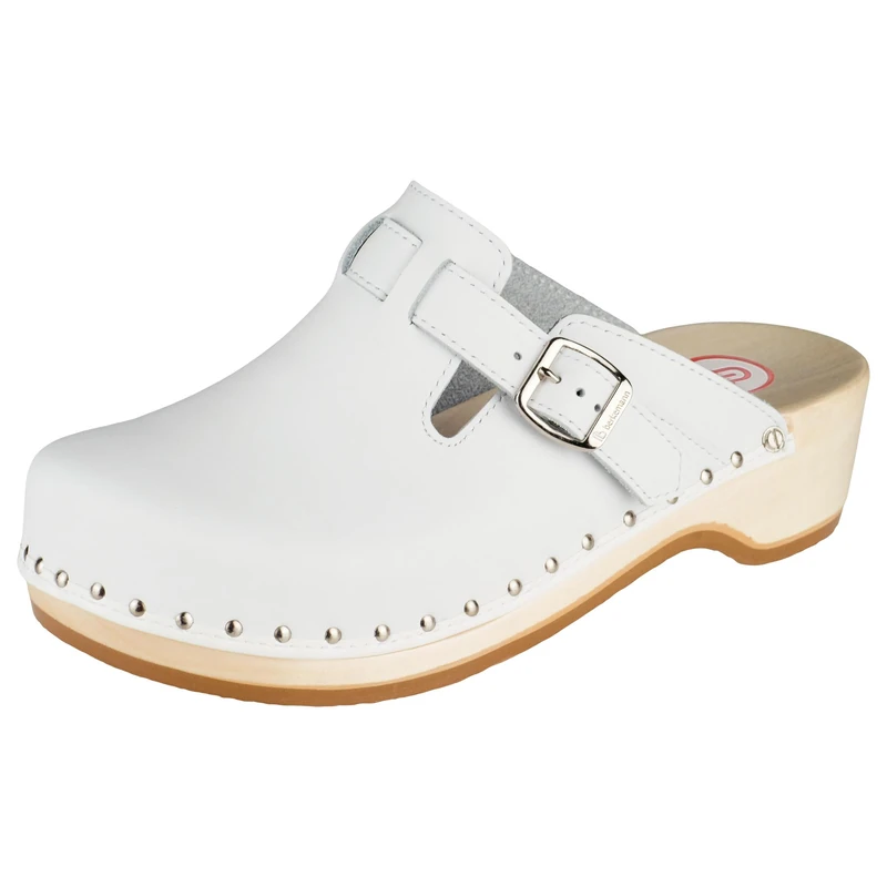 Berkemann Unisex - Adults Riemen Toeffler 402 Clogs & Mules White EU 44