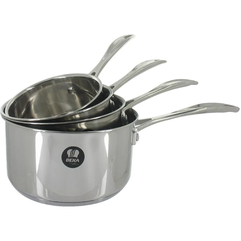 Beka Chef 4-piece Stainless Steel Saucepan Set (14 - 16 - 18 - 20 cm)