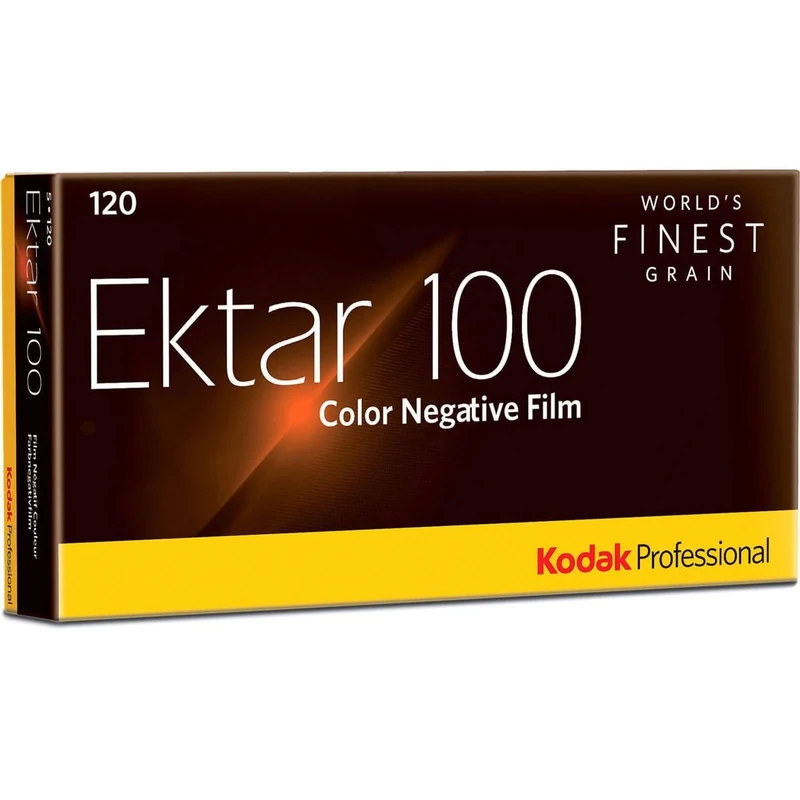 Kodak 8314098 Professional Ektar 100 120 Colour Negative Film (Pack of 5)