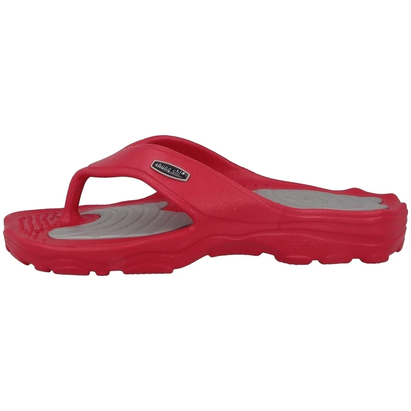 Chung Shi Unisex Dux Zori, Toe separator, Red/Grey, 46-47 EU - Image 1