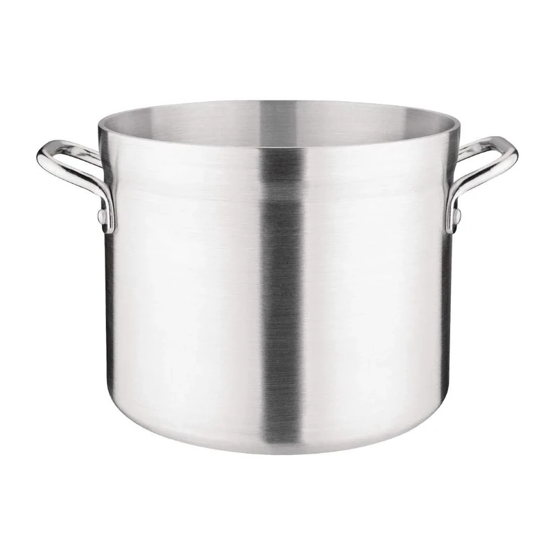 Vogue Deep Boiling Pot 11.4Ltr 231mmx254mm Aluminium Stockpot Saucepan