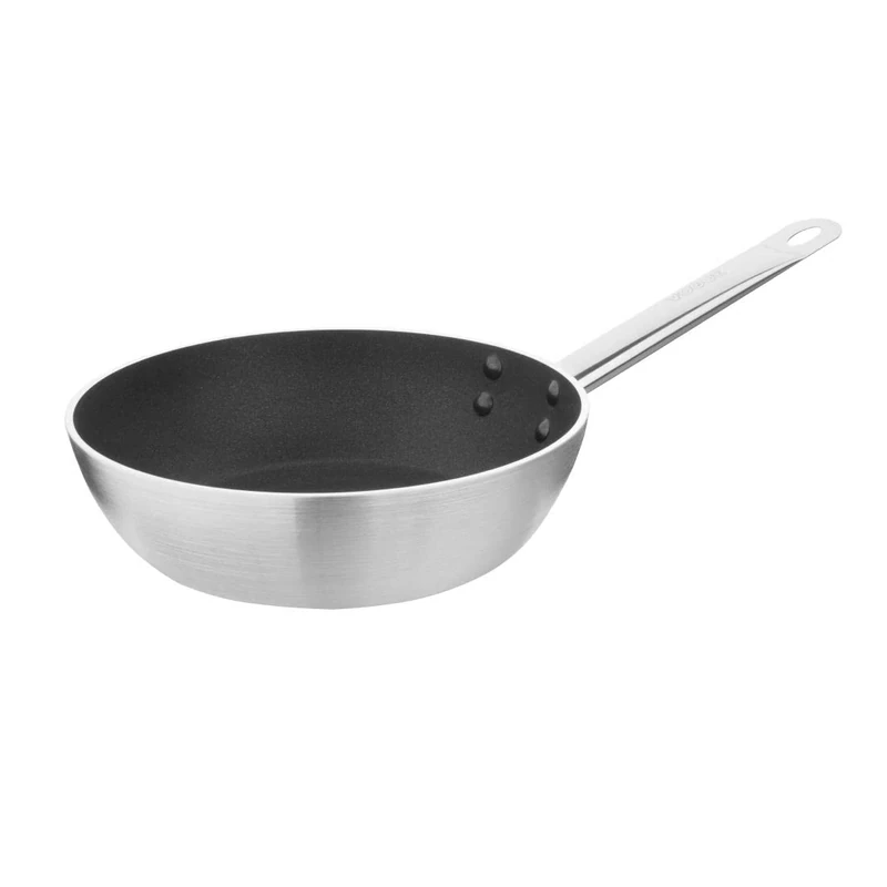 Vogue CB904 Flared Sauté Pan, 240 mm, Non-Stick, Induction Compatible