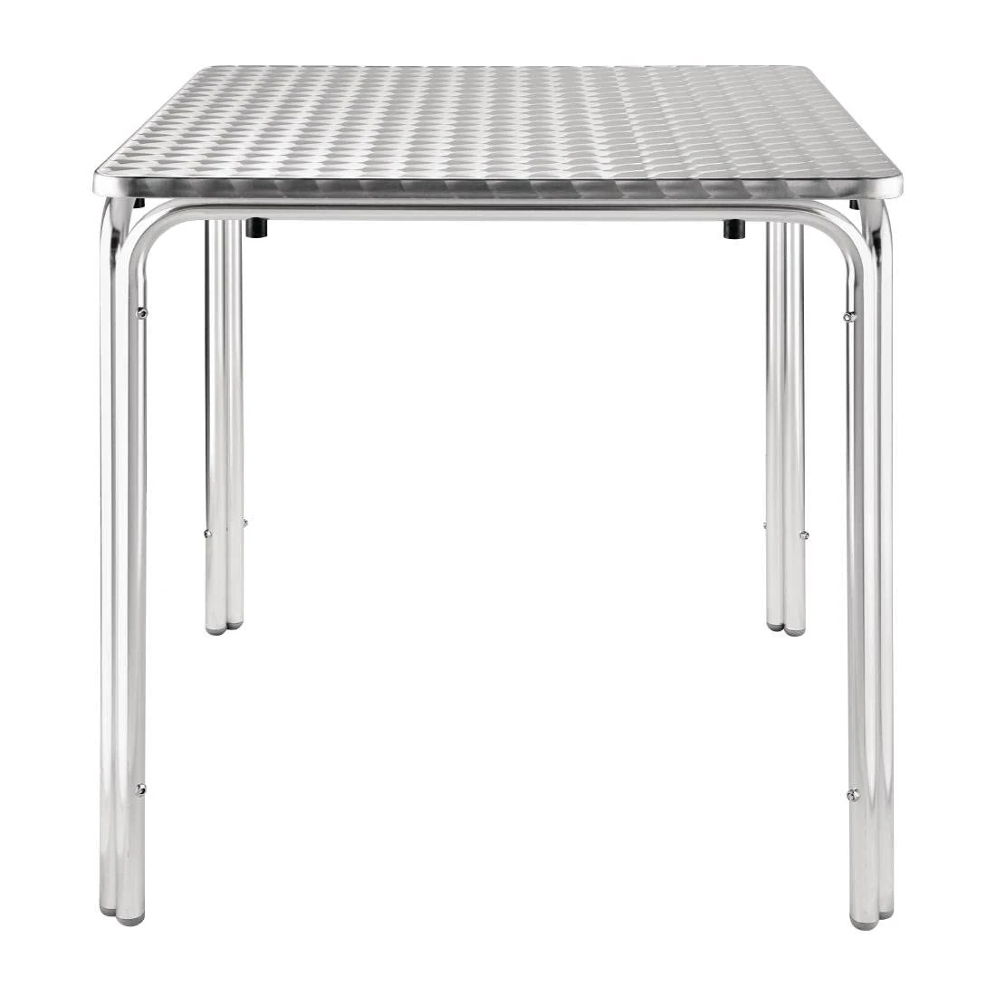 Bolero Square Stacking Table Stainless Steel 700mm Stainless Steel Top