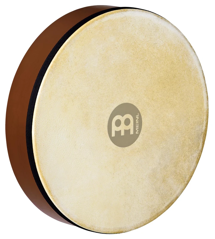 Meinl Percussion Hand Drum Instrument - Small Hand Drum with Goat Skin - Diameter 12 Inches - Siam Oak, Brown (HD12AB)