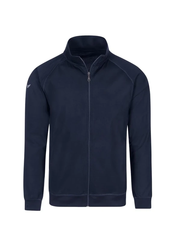 Trigema Men's 637105 Cardigan (Pack of 1), Navy, XXL