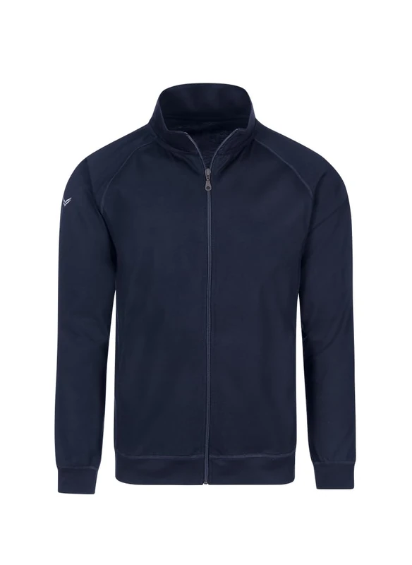 Trigema Men's Raglan Jacket, Navy, XL