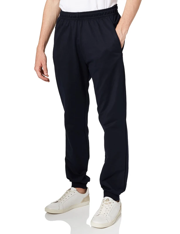 Trigema Unisex Trigema Herren Jogginghose Trousers, Blau (navy 046), 48W x Regular