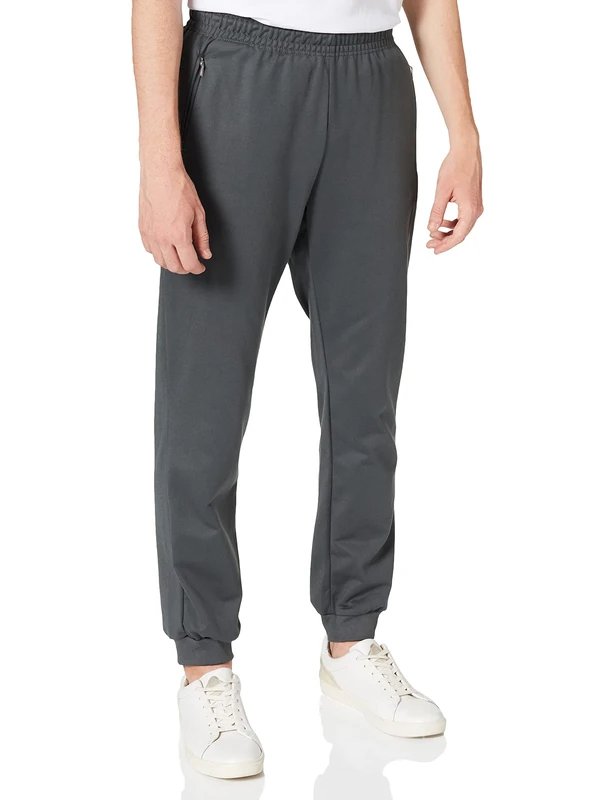 Trigema Men's Herren Jogginghose Trousers, Grey-Grau (Anthrazit 018), UK 34