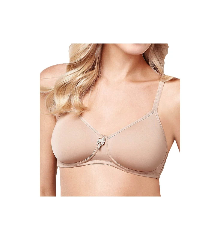 Amoena Women's Lara Seamless Molded-Cup Wire-Free Bra - Brown - 38C