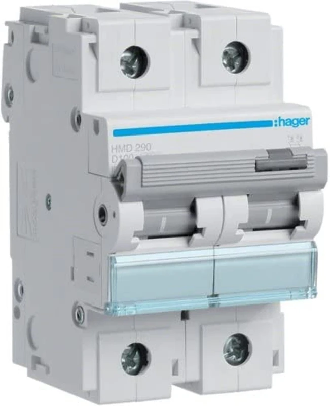 Hager HM Series – Automatic magnetotérmico – HM curva-d 15 KA 2 Pole 100 A
