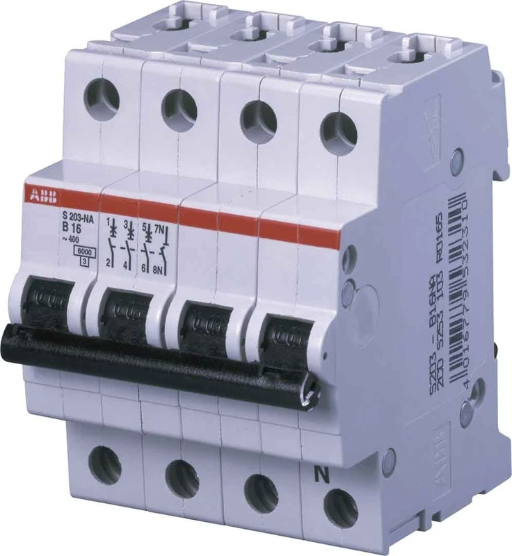ABB 2 cds253103r0405 – Int. AUT. s203-b40na 3P + N 40 A B 10 KA