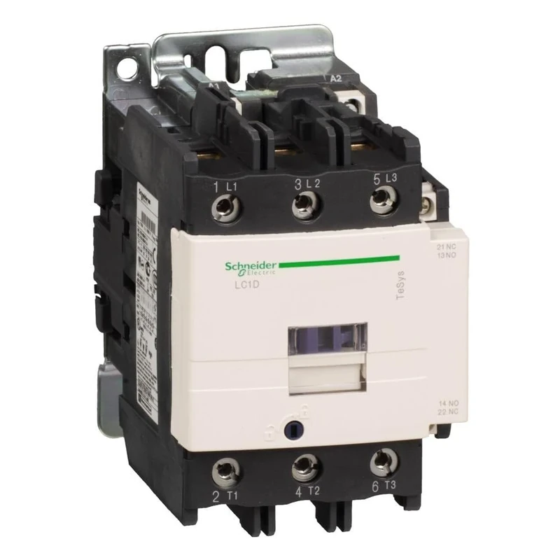 Schneider Electric, TeSys D contactor - 3P(3 NO) - AC-3 - <= 440 V 80 A - 110 V AC 50/60 Hz coil, LC1D80F7