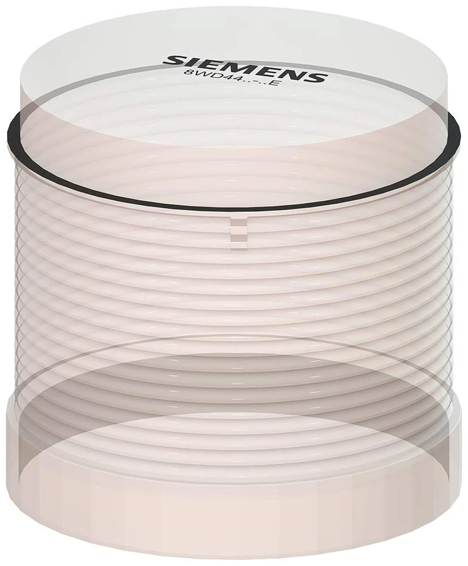 Siemens 8WD4400-1AE Signalling Column Steady Light TRANSP., 12...240V AC/DC, White - Image 1