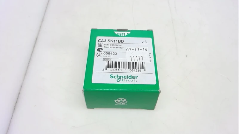 Schneider Electric TeSys SK control relay - 1 NO + 1 NC - = 690 V - 24 V DC standard coil,CA3SK11BD