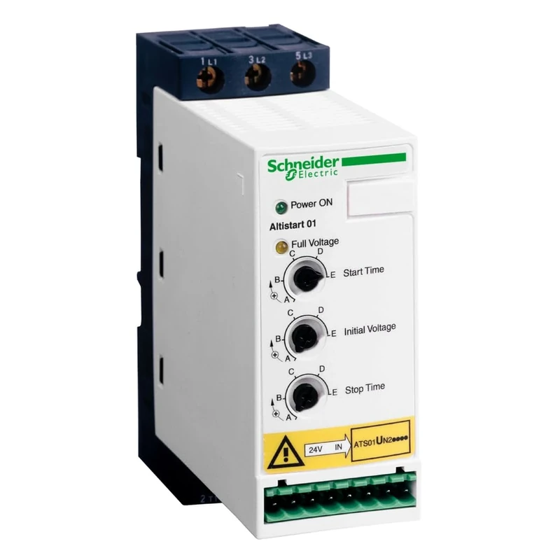 Schneider Electric soft starter for asynchronous motor - ATS01-12 A - 380..415V - 5.5 KW
