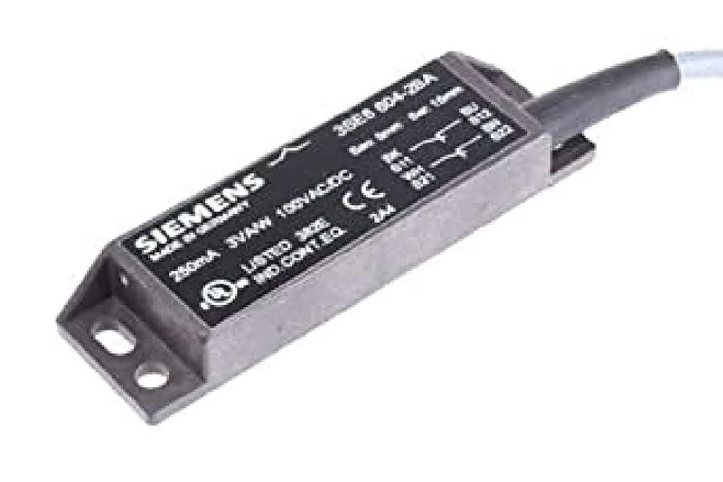 Siemens 3SE6604-2BA SIGUARD SWITCHING ELEMENT, 2NC MOULDED PLASTIC HOUSING 5XX88 CONN.CABLE 3M LIYY 4X0,25SQMM (SWITCHING MAGNET REQUIRED: 3SE67042BA), White