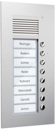 TCS Door Control Door Intercom PUK08/1-EN Door Station for Door Communication 4035138003711 - Image 1