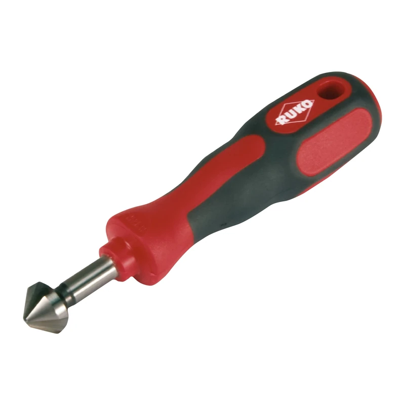 Ruko HSS Hand Deburrer with Countersinker, Bright Finish, 25.0 mm Diameter, R102147