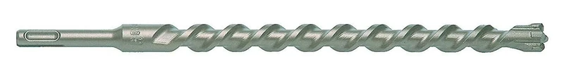 Ruko SDS-Plus Concrete Hammer Drill Bit with 3 Cutters, Bright Finish, 18.0 mm Diameter, 250.0 mm Length, R224180