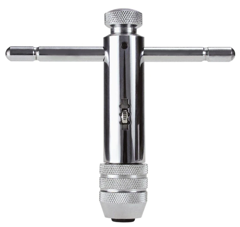 Ruko Steel Tap Wrench with Ratchet, Bright Finish, M 5 - M 12 Nominal Thread Size, Size 20, 300.0 mm Length, R241020 - Image 1