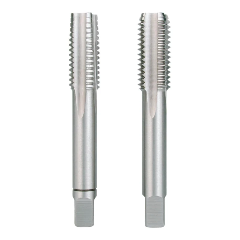 Ruko HSS Hand Tap Set, DIN 2181, Ground, Bright Finish, 7/8 inches Nominal Thread Size, 100.0 mm Length, 2 Pieces, R246078UNF