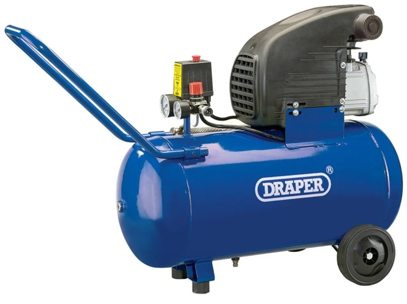 Draper 76115 50 L 230-Volt 1.5 kW Air Compressor (Old Version)