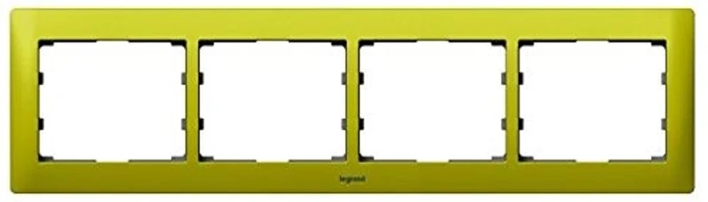 Legrand Galea Life 771924 – gl-placa 4ele Hor Green Magico - Image 1