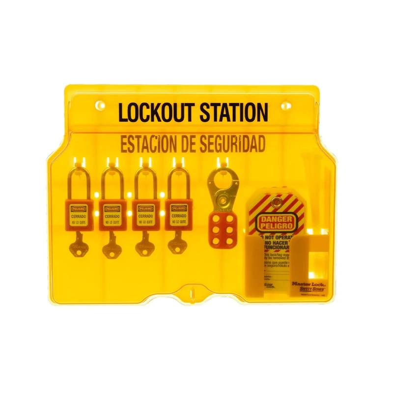 Master Lock ML1482 Lockout Station, 4-Lock
