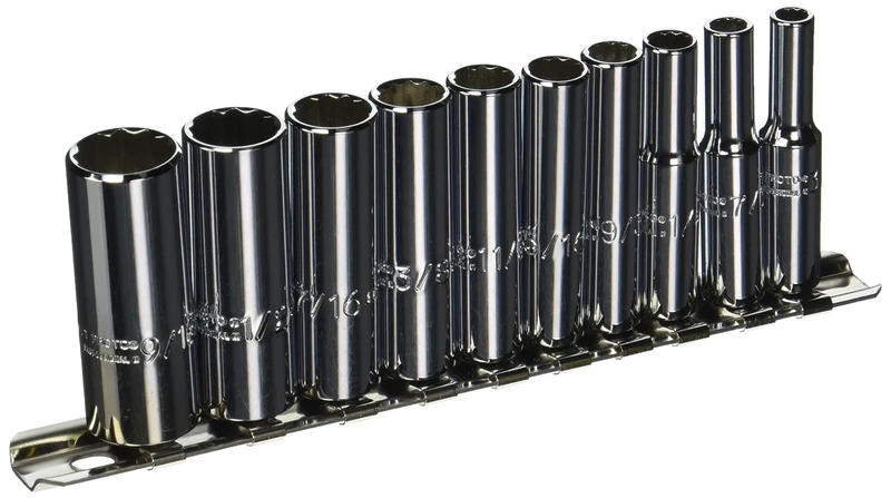 Proto - 1/4" Drive 10Piece Deep Socket Set - 12 Pt. (J47100)