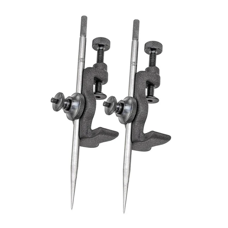 Starrett 59A 2 Trammel Heads With 2 Small Divider Points For No. 59 Series Trammel, 6" Point Sizes