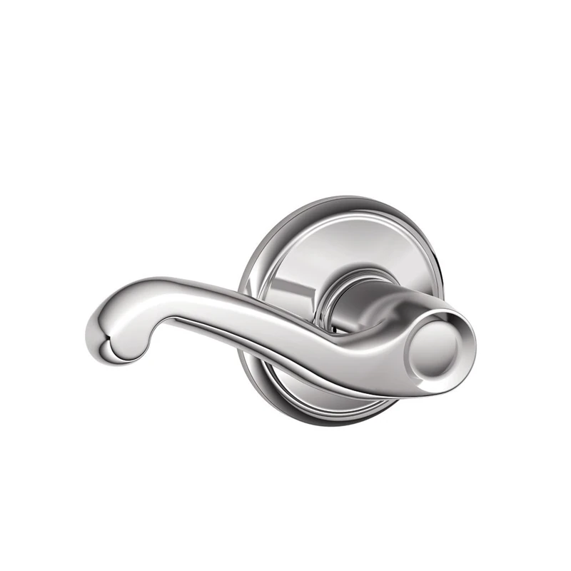 Schlage F10FLA625 Flair Passage Lever, Bright Chrome