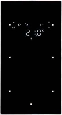 Hager TS – 2 Phases Sensor with Thermostat Black