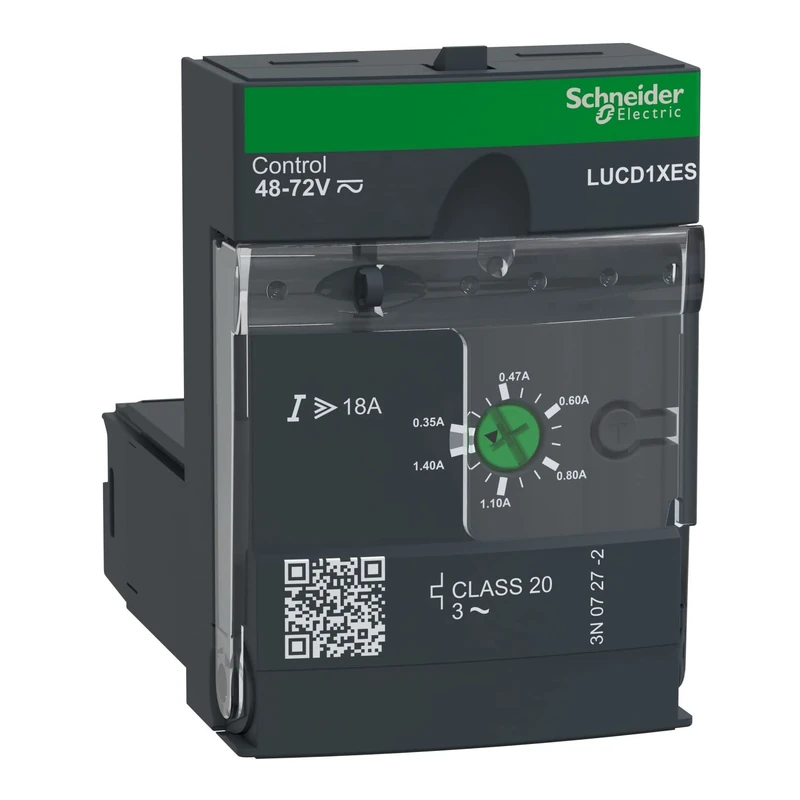 Schneider LUCD1XES Extended Control Unit LUCD, Class 20, 0, 1, 4 A, 48-72 V DC/AC