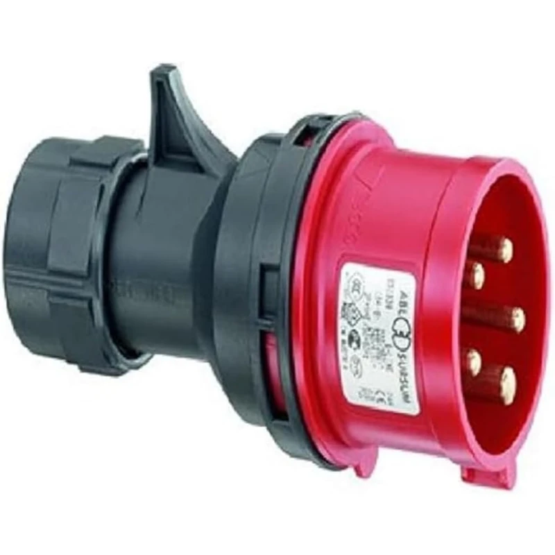 ABL SURSUM S52S30 Electrical Connector P17 5P Red – Plug (400 V, 50-60 Hz, 32 A)