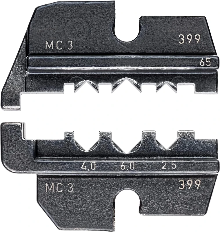 KNIPEX 97 49 65 Crimping Dies for Solar Cable connectors MC3 (Multi-Contact)