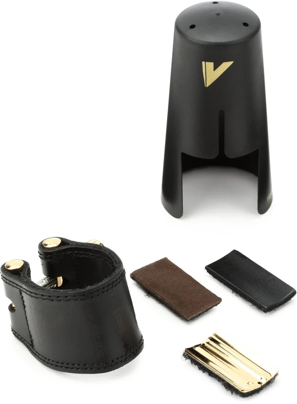Vandoren Leather Alto Saxophone Ligature with Plastic Cap