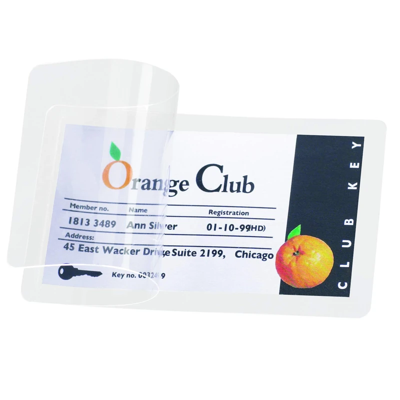 Pelltech 54 x 86mm Self Laminating Cards - Pack of 100 - Image 1