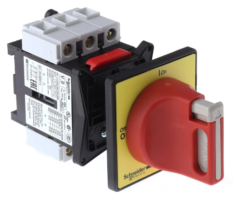 Schneider Electric VCD0 Switch Disconnector 3P 25A, Vario Main/Emg Switch 25A