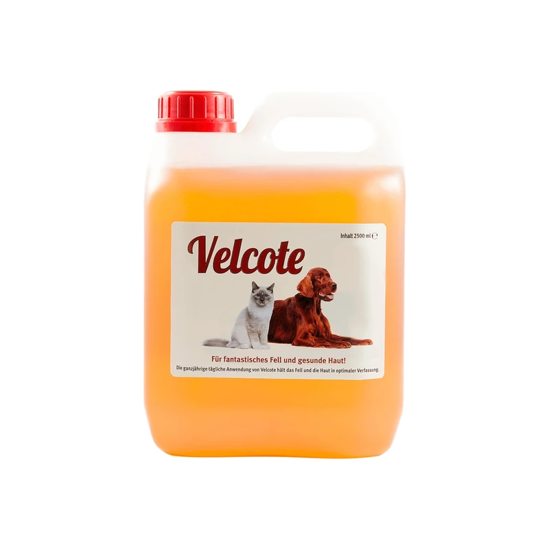 GRAU - the original - Velcote, cold-pressed oil with important Omega 3 and Omega -6 fatty acids to support coat change, pack of 1 (1 x 2.5 liters), supplementary food for dogs and cats