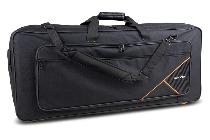 Keyboard Gig-Bag Premium, 102 x 40 x 14 cm, with music pocket, black, tear-resistant and waterproof