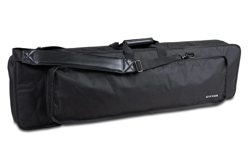 Keyboard Gig Bag Basic, 122x44x15 cm, with music pocket, black, tear- and waterproof