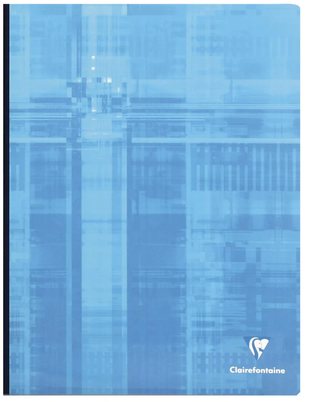 Clairefontaine 69342C - Set of 5 Brochure Notebooks - Size: 24x32 cm - 192 Small Square Pages - White Paper 90 g - Laminated Card Cover - Random Colours - Image 1
